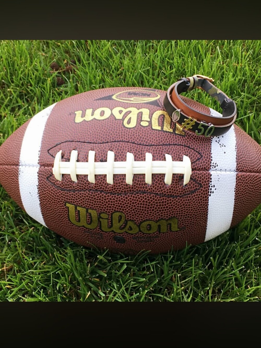 Keep Collective Gold Tone Football Charm Nwt